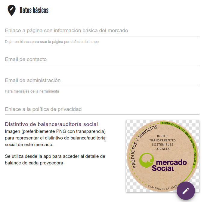 Personalizar datos básicos